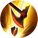 Fiery Battleaxe