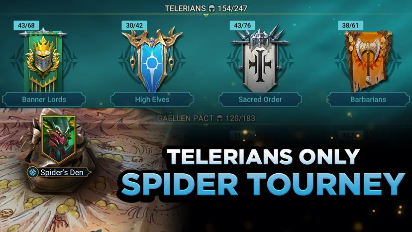 Is RAID's Spider Tournament for Telerian's worth it?