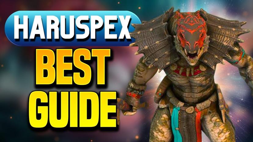 Haruspex Guide | Rare Reviver & Speed Booster (Build & Guide)