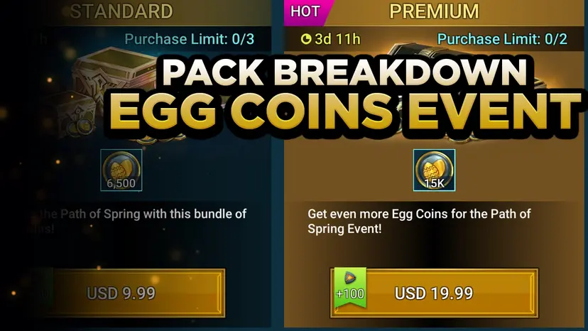 RAID's Egg Coin Pack Value Breakdown!